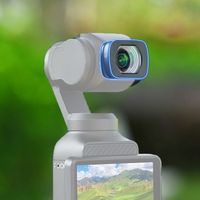 0.72x Filtres d'objectif grand angle Lentille d'aspiration magnétique à cardan portable pour DJI Osmo Pocket 3 Accessoire de protection pour appareil photo grand angle
