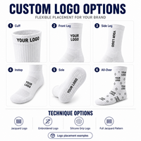 Chaussettes de sport personnalisées avec logo, vente en gros, chaussettes respirantes et rembourrées, OEM ODM, marque privée