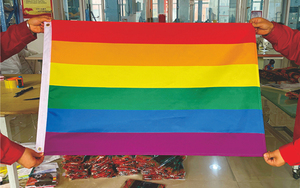 Bandera LGBT de Orgullo Gay, Lésbico, Bisexual y Transgénero de Poliéster Impermeable de Alta Calidad de 3x5 pies, Impresión Digital, para Colgar - Product Image 6
