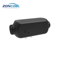 5KW 12V 24V 110-220V Ayrık Tip Dizel Park Isıtıcı Çift Fırçasız Isıtıcı, RV Van Kamyon için Alev Geciktirici Gövdeye Sahip