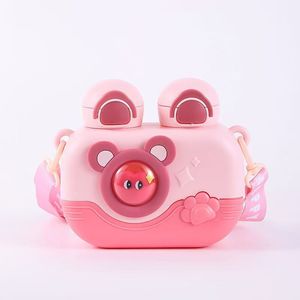 Dibujos animados niños 700ml gran capacidad taza para beber Enfant calabaza Bpa libre reutilizable escuela niños botella de agua de plástico con 2 en 1 tapa - Product Image 4