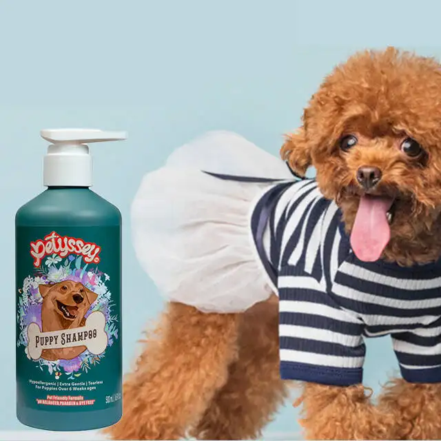 Shampoo profissional para cães com fragrância de banho de animais de estimação de baixa espuma, shampoo para cachorros