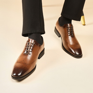 Chaussures polyvalentes pour hommes en cuir, décontractées, formelles, confortables, respirantes, légères, multi-occasions, style quotidien - Product Image 4