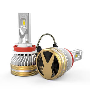 Phares de voiture LED haute puissance 80W 9600 lumens pour ampoules H4/H7/H11, étanches IP68, compatibilité universelle pour A3/A4/X5/Matiz - Product Image 1