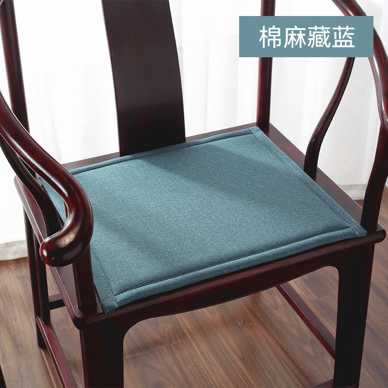 ผ้าฝ้ายลินินสีน้ำเงินกรมท่า