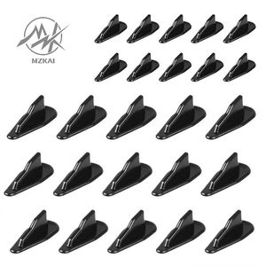 Reacondicionamiento de coche antena externa techo aletas de tiburón Spoiler Wing Kit Vortex decoración Spoiler pequeño generador de antena 10 unids/set - Product Image 1