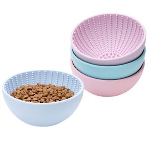 Nuovi Colori Tappetino Leccabile per Cani in Silicone Ecologico Ciotola per Alimentazione Lenta Acqua e Cibo per Animali Domestici - Product Image 2