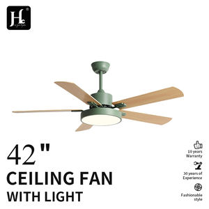 52 inch living room <b>ceiling</b> <b>fan</b> <b>with</b> light modern wooden 5-plade decorative LED light <b>remote</b> <b>control</b> DC <b>ceiling</b> <b>fan</b> light - Product Image 2
