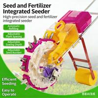 Semoir manuel léger Runyep 13 kg pour maïs et haricots avec fertiliseur et distance réglable pour usage domestique et agricole