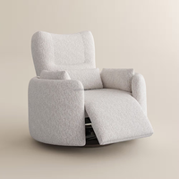 Fauteuil inclinable électrique intelligent Sage 360 °   Canapé simple pivotant et réglable pour intérieur de luxe