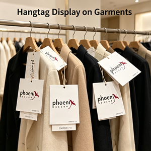 Luxury Eco-Friendly Cloth Swing <b>Tags</b> with Customized Printed Logo for Garments Jewelry Bags Shoes Jeans Hot Stamping Techniques - Product Image 6