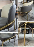Ensemble de mobilier de restaurant de luxe Contract Light, canapé banquette mural, table à manger, pour hôtel commercial, bar musical, projet 2 places