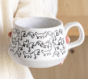 Creativo gato pintado a mano <span class=keywords><strong>Graffiti</strong></span> nicho lindo diseño de cerámica sésamo esmalte <span class=keywords><strong>café</strong></span> leche taza o taza de agua - Product Image 1