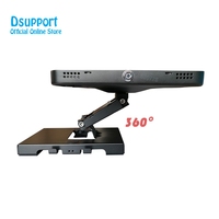 Étui antivol en métal pour bureau et mur avec support de sécurité et affichage rotatif noir pour iPad Pro 12,9 pouces
