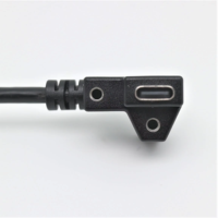 Câble USB 3.1 Type-C Mâle-Femelle Personnalisé avec Douille Intégrée et Gaine en PVC pour Microphone, Moniteur et Applications Informatiques