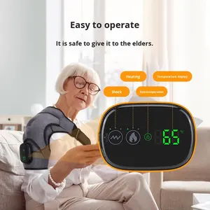 गर्म कम्पन के साथ बुद्धिमान वायरलेस नियंत्रण कंधे पैड गर्म कम्पन हीटिंग फैक्ट्री स्पॉट कम कीमत मालिश उत्पाद - Product Image 2