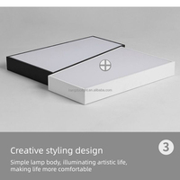 Plafonnier LED moderne minimaliste KangDuo en fer et acrylique, blanc chaud/froid, forme carrée, pour salon, garantie 3 ans, AC