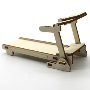 Kit de modelo de caminadora de madera, juguete educativo de ciencia para mayores de 14 años - Product Image 3
