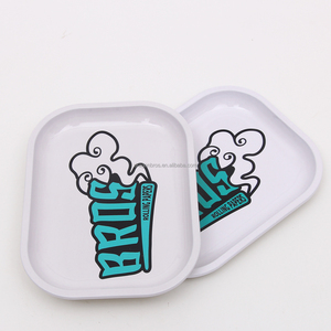 Bandeja de METAL OEM personalizada, color negro, 18x14CM, nuevo estilo, 2022 - Product Image 1