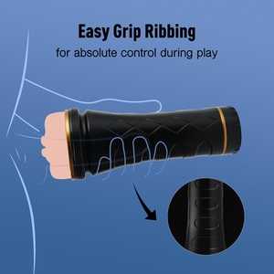 Masturbateur masculin réaliste à aspiration réglable, modèle <span class=keywords><strong>Flashlight</strong></span> Aircraft Cup Pocket Pussy, en silicone souple, jouet sexuel pour hommes, produit transfrontalier - Product Image 2