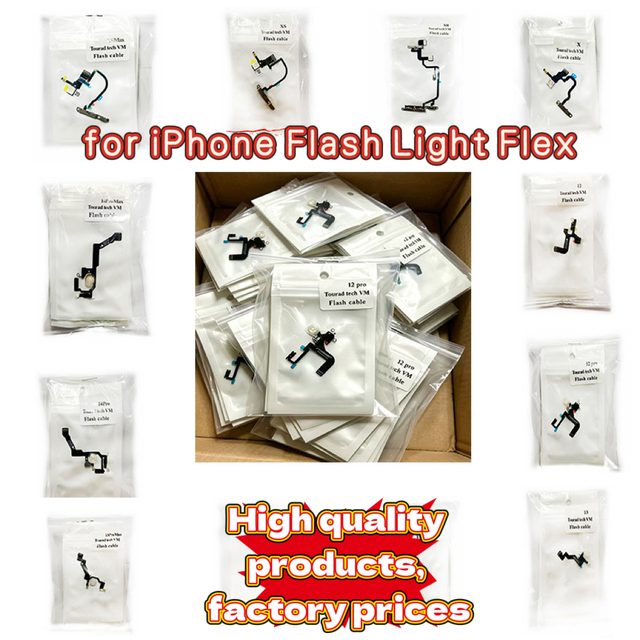 Factory Direct VMAK for iPhone All Models Flash Light Flex Cable Flashlight Cable Suitable Mobile Phone Parts Replacement