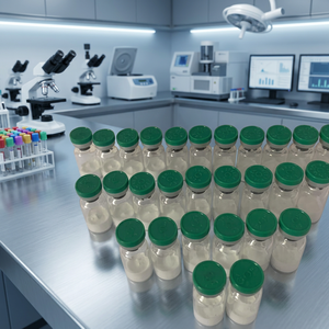 Liste de prix des peptides fournis par le fabricant, peptides de cuivre GHK-Cu de haute qualité, poudre lyophilisée, matière première cosmétique, poudre GHK-CU pure à 99% - Product Image 3