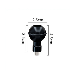 Rótula de pilar A de aleación de aluminio de 25,4 mm para montaje en coche, expansión de adaptación, tornillos M6 M8 - Product Image 2