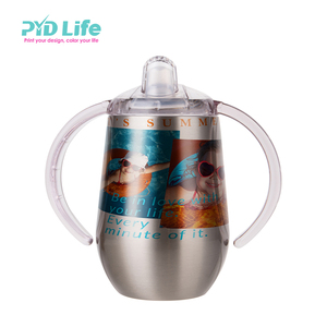 PYD Life 10oz 300ml tasse Thermos isolée en acier inoxydable avec <span class=keywords><strong>bec</strong></span> <span class=keywords><strong>verseur</strong></span> en argent pour bébé - Product Image 2