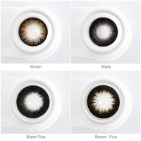 Échantillons gratuits MAGISTER Brown Lentes De Contato Lentilles De Contact Noires Lentilles De Contact Supersize Doll Eye Lentilles De Contact de couleur