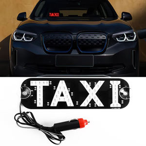 Lampe LED de signalisation <span class=keywords><strong>pour</strong></span> <span class=keywords><strong>taxi</strong></span>, alimentée par USB/allume-cigare, fixation par ventouse, haute luminosité, lampe décorative <span class=keywords><strong>pour</strong></span> chauffeur de <span class=keywords><strong>taxi</strong></span> - Product Image 4