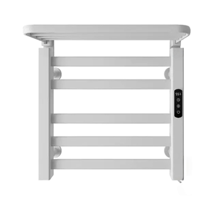 Traditionnel <span class=keywords><strong>Petit</strong></span> Chaud Noir Métal Horizontal Chauffe-Serviettes <span class=keywords><strong>Électrique</strong></span> Rail Bar <span class=keywords><strong>Radiateur</strong></span> Réchauffeur Rack Avec Étagère - Product Image 6