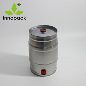 Mini barril de cerveza homebrew, 5L, con grifo y tapa de cierre - Product Image 3