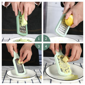 Rallador de Queso Manual de Acero Inoxidable de Grado Syh597 al por Mayor con Mango Antideslizante para Cocina - Product Image 6