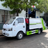 Camion Compacteur de Déchets Électrique Mini 4x2 Dongfeng de Chine de Bonne Qualité, Occasion, Petit Modèle 5m³ - Prix