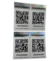 Numéros de série QR Code, autocollant laser de sécurité dynamique 3D, hologramme, étiquette d'emballage, fabriqué en Chine