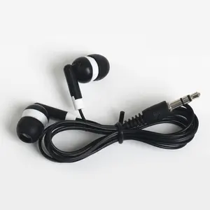 Disposable Wired Stereo Earphones for Theatre Corporation Museum School Library Hotel Hospital Gift 6 Colors