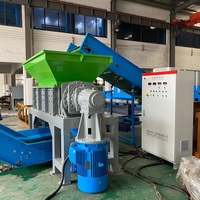 Broyeur à double arbre en plastique Sevenstars 500 kg/h pour pneus usagés à vendre