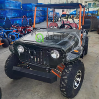Austin Mini Moke 4 passagers classique petit Jeep Buggy chariot tout-terrain Buggy électrique Mini Willys 150cc Jeep pour enfants