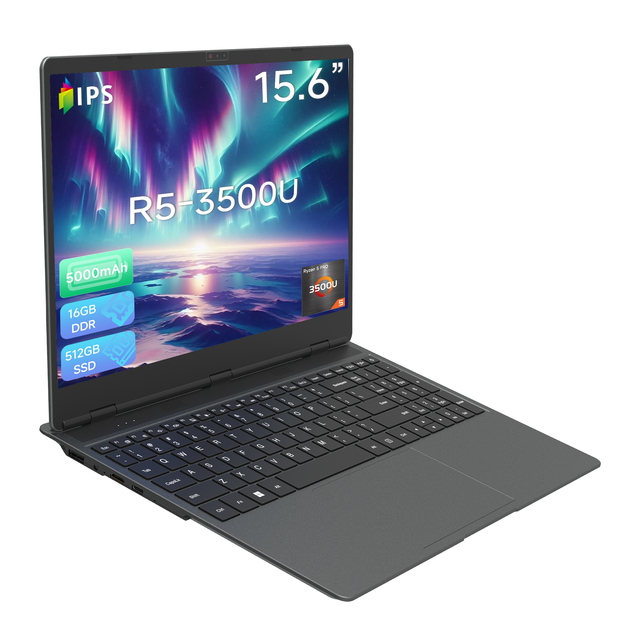 New 15.6-Inch AMD Ryzen 5 3500U Quad Core 2.1GHz Laptop 512GB SSD Windows 11 IPS Display 60Hz English Keyboard Business Series