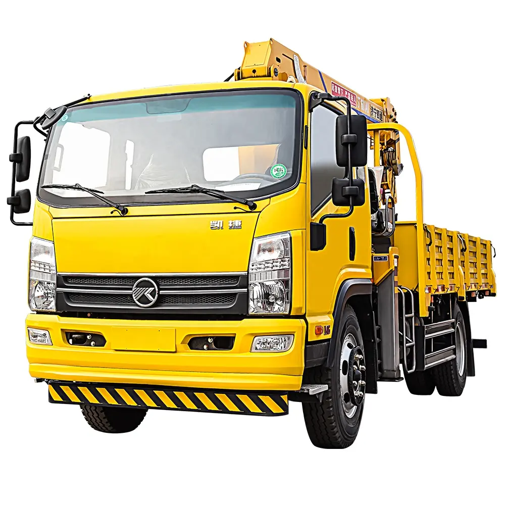 truck with crane 3 Ton /5 Ton/6.3 Ton Telescopic Boom Small Truck Mounted Crane for sale