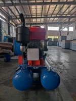 New18.5kw stationnaire Portable Piston compresseur d'air 18.5kw moteur 40bar pression de travail 220v AC réservoir de pompe à gaz pour Mine 22kw Air