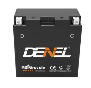 Batería de Plomo-Ácido Activada de Fábrica <span class=keywords><strong>12v</strong></span> <span class=keywords><strong>AGM</strong></span> DENEL 6MF14 para Motocicleta, para Motor de Motocicleta APRILIA de 750CC, Repuesto de <span class=keywords><strong>Moto</strong></span> - Product Image 1