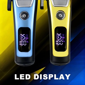 Tondeuse à <span class=keywords><strong>cheveux</strong></span> professionnelle Kemei KM-1911 pour hommes, lame DLC, moteur sans balais à rotor externe avec chargeur <span class=keywords><strong>de</strong></span> base et écran LED pour la <span class=keywords><strong>coupe</strong></span> <span class=keywords><strong>de</strong></span> <span class=keywords><strong>cheveux</strong></span> - Product Image 4