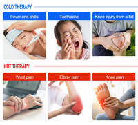 Packs de glace doux réutilisables, packs de gel chaud et froid pour les blessures, les maux de tête, les douleurs articulaires, pack de glace confortable et flexible