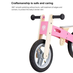UDEAS-Vélo d'équilibre en <span class=keywords><strong>bois</strong></span> unisexe de haute qualité, vélo d'équilibre pour enfants de 2 à 4 ans - Product Image 3