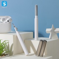 Nettoyeur d'écouteurs stylo nettoyeur d'écouteurs convient aux Airpods casque clavier téléphone et appareil photo brosse de nettoyage d'objectif