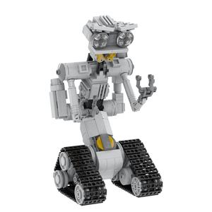 Famosa Película Comedia película de aventuras cortocircuito Robot construcción ladrillos juguetes para los ninos molde rey - Product Image 2