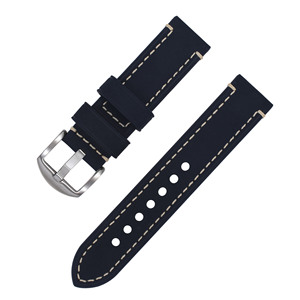 Bracelet de montre en cuir véritable première couche, style rétro, en cuir de vachette Crazy Horse, avec boucle ardillon, pour GT2 Fat Sea Coconut Cardi - Product Image 5