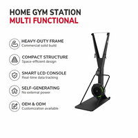 Machine de ski ergométrique avec cadre thermolaqué et générateur autonome, entraînement hybride JX, certifiée REACH, fournisseur OEM