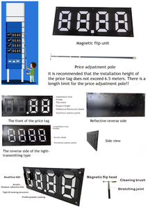 Letrero Digital para Mostrar Precios de Gasolina - Uso en Interiores y Exteriores, OEM Disponible - Product Image 4